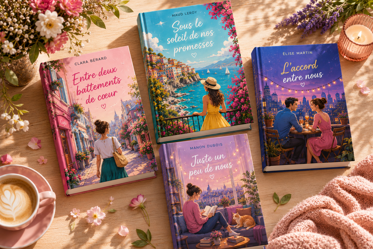 Book cover design — fantasy & literary fiction EN