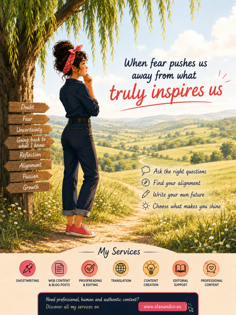 When Fear Pushes Us Away from What Truly Drives Us